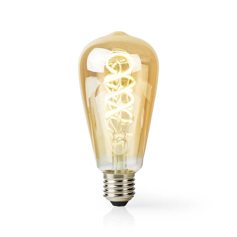 Nedis WIFILRT10ST64 Smartlife Led Filamentlamp Wi-fi E27 360 Lm 4.9 W Warm To Cool White 1800 - 650