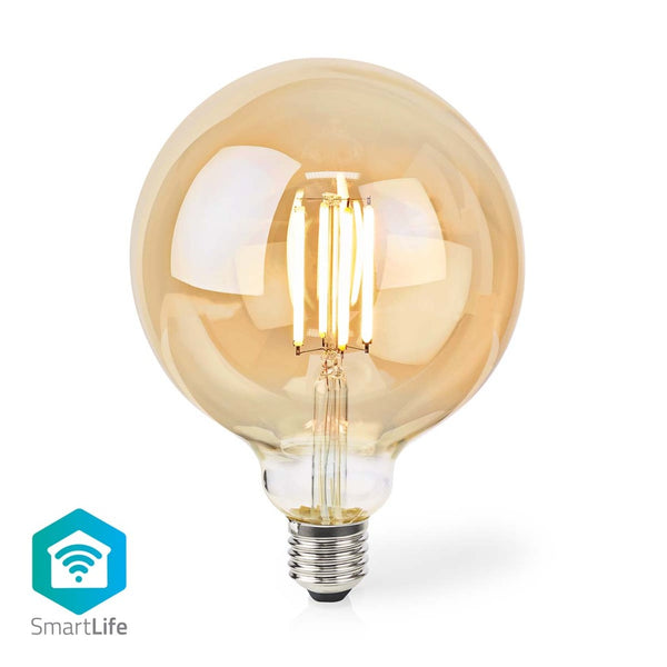Nedis WIFILRF10G125 Smartlife Led Filamentlamp Wi-fi E27 806 Lm 7 W Warm Wit Glas Android? / Ios Gl