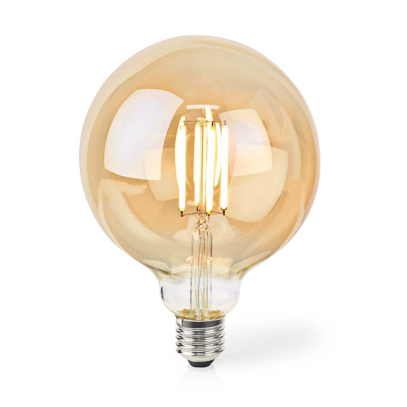 Nedis WIFILRF10G125 Smartlife Led Filamentlamp Wi-fi E27 806 Lm 7 W Warm Wit Glas Android? / Ios Gl