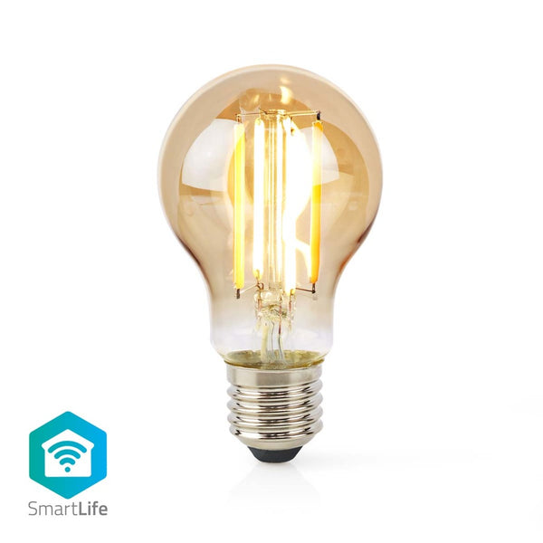 Nedis WIFILRF10A60 Smartlife Led Filamentlamp Wi-fi E27 806 Lm 7 W Warm Wit Glas Android? / Ios Pee