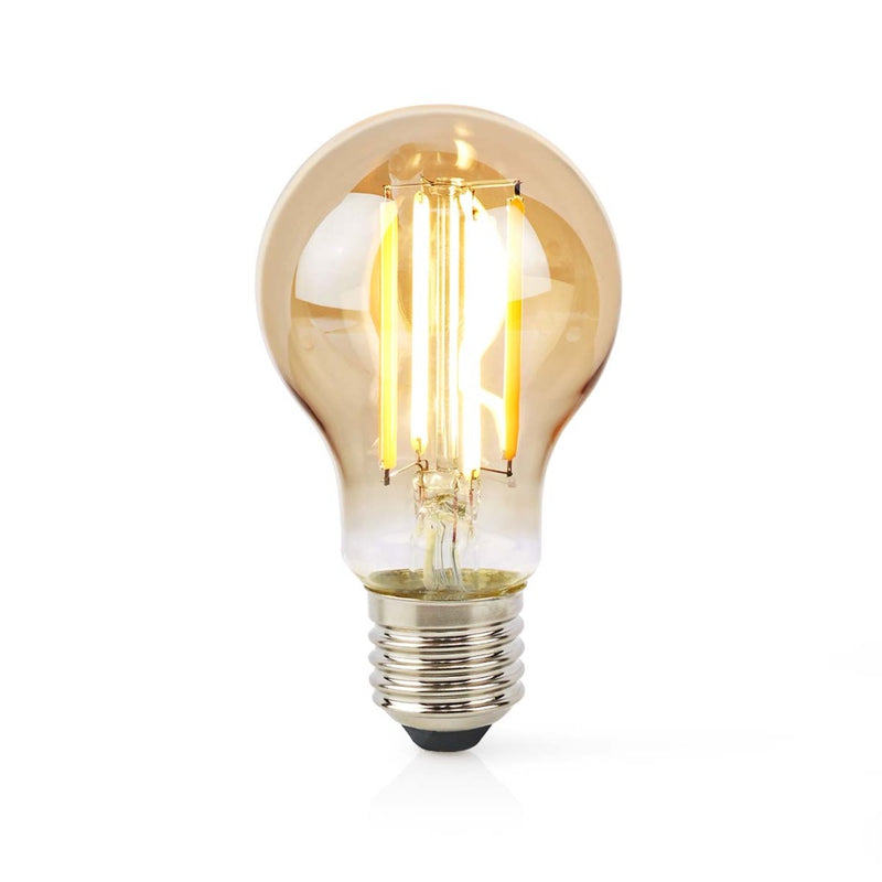 Nedis WIFILRF10A60 Smartlife Led Filamentlamp Wi-fi E27 806 Lm 7 W Warm Wit Glas Android? / Ios Pee