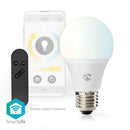 Nedis WIFILRW10E27 Smartlife Led Bulb Wi-fi E27 806 Lm 9 W Warm To Cool White Energieklasse: F Andr
