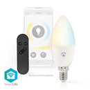 Nedis WIFILRW10E14 Smartlife Led Bulb Wi-fi E14 470 Lm 4.9 W Warm To Cool White Energieklasse: F An
