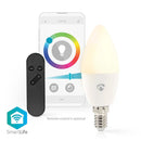 Nedis WIFILRC10E14 Smartlife Multicolour Lamp Wi-fi E14 470 Lm 4.9 W Rgb / Warm To Cool White Andro