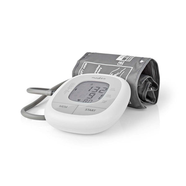Nedis HCBL400WT Bloeddrukmeter Bovenarm Wit/Grijs