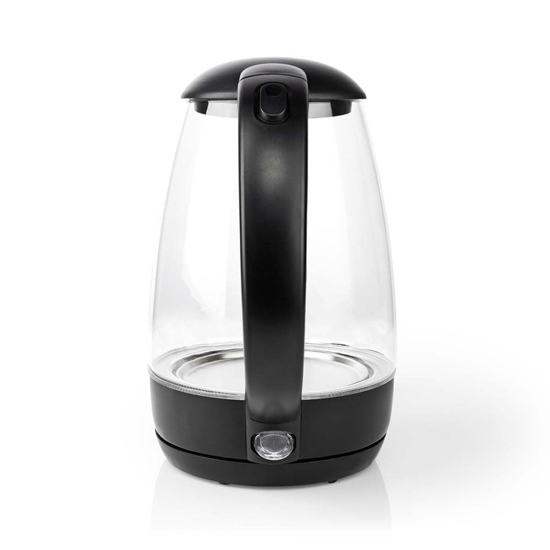 Nedis KAWK330EGS Glazen Waterkoker 1.7L 2200W Zwart