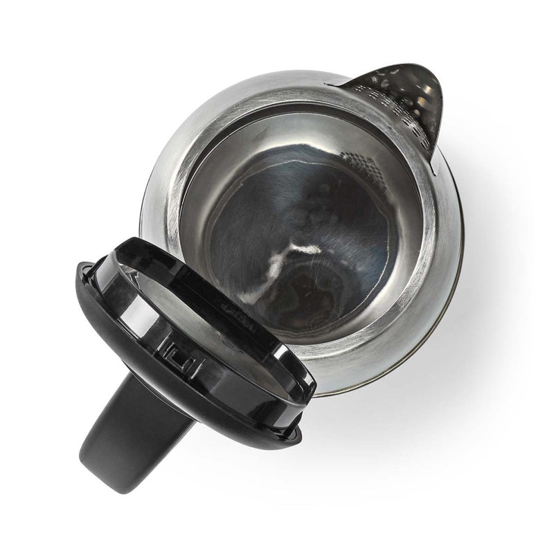 Nedis KAWK340EAL Waterkoker 1.7L 2200W RVS/Zwart