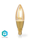 Nedis WIFILRF10C37 Smartlife Led Filamentlamp Wi-fi E14 470 Lm 4.9 W Warm Wit Glas Android? / Ios K