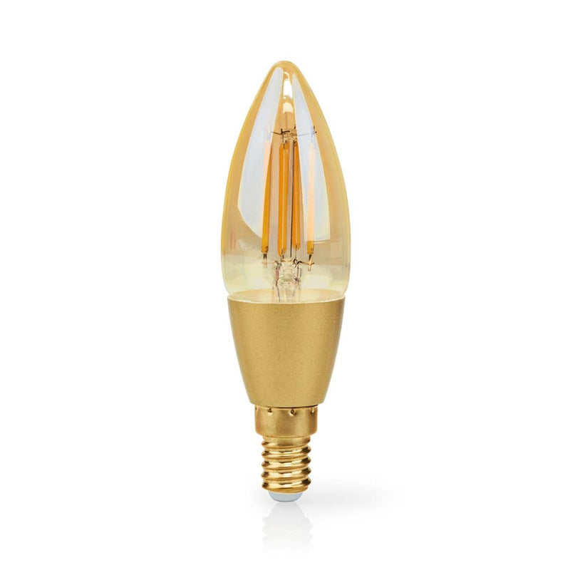 Nedis WIFILRF10C37 Smartlife Led Filamentlamp Wi-fi E14 470 Lm 4.9 W Warm Wit Glas Android? / Ios K