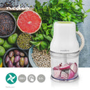 Nedis KAMC100CWT Hakmolen 200 W 0.5 L Kunststof 1-snelheid Wit