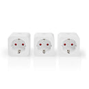 Nedis WIFIP131FWT3 3x Smartlife Smart Stekker3680W Type F Android/Ios Wit