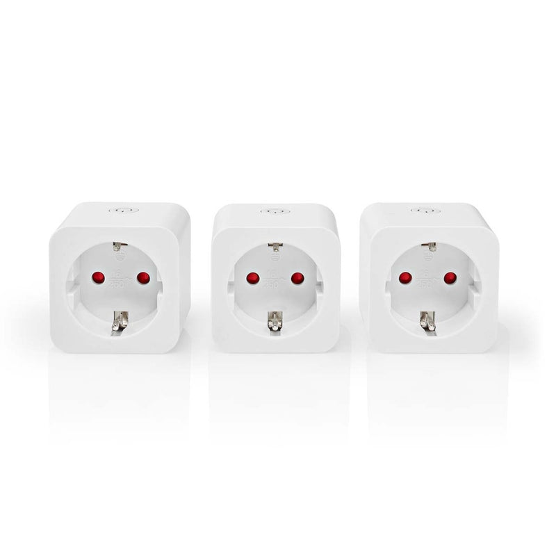Nedis WIFIP131FWT3 3x Smartlife Smart Stekker3680W Type F Android/Ios Wit
