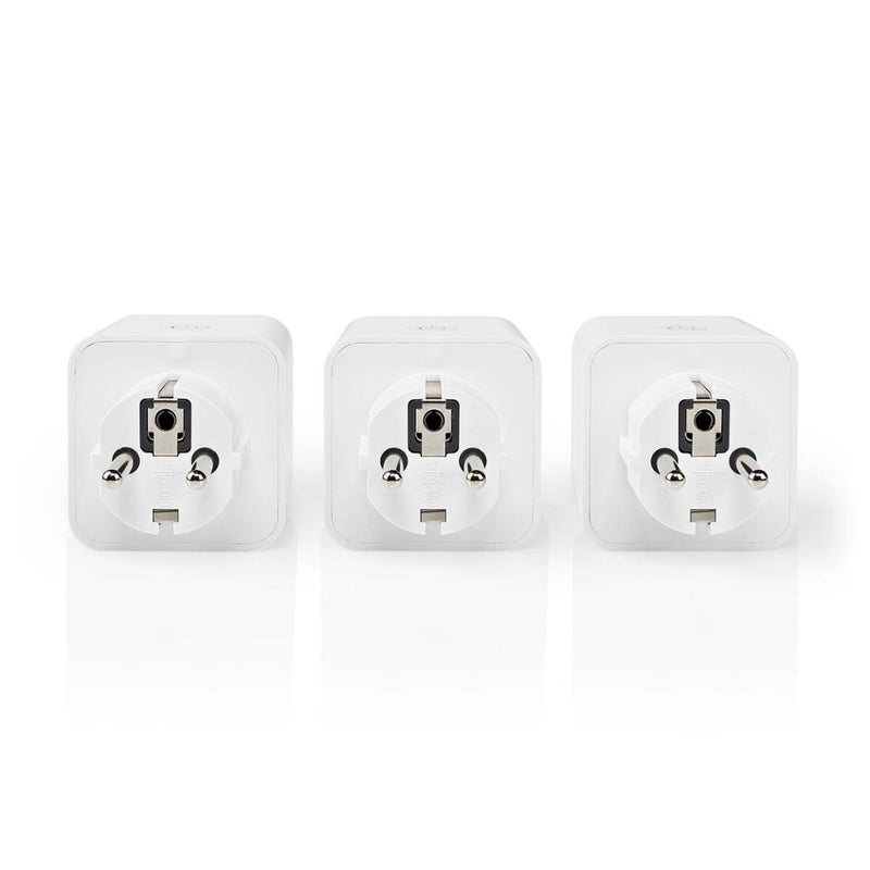 Nedis WIFIP131FWT3 3x Smartlife Smart Stekker3680W Type F Android/Ios Wit