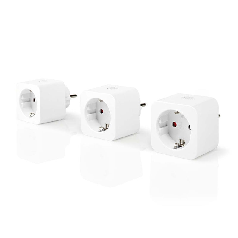 Nedis WIFIP131FWT3 3x Smartlife Smart Stekker3680W Type F Android/Ios Wit