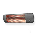 Nedis HTBA10GY Badkamer Verwarming 1200 W Instelbare Thermostaat 2 Verwarmingsmodi X4 Grijs