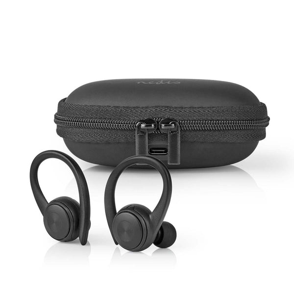 Nedis HPBT8053BK Bluetooth Oordopjes Batterij Tot 4 Uur Microfoon Spraakbesturing Zwart
