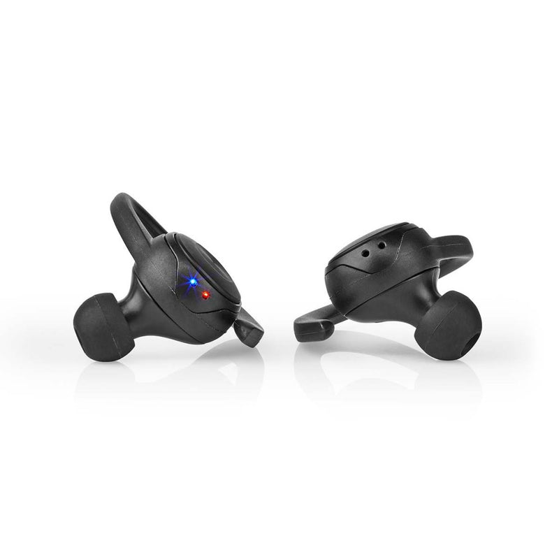 Nedis HPBT8053BK Bluetooth Oordopjes Batterij Tot 4 Uur Microfoon Spraakbesturing Zwart