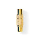 Nedis CABW24950AT Mono-audioadapter Rca Female Rca Female Verguld Recht Metaal Metaal 1 Stuks Doos