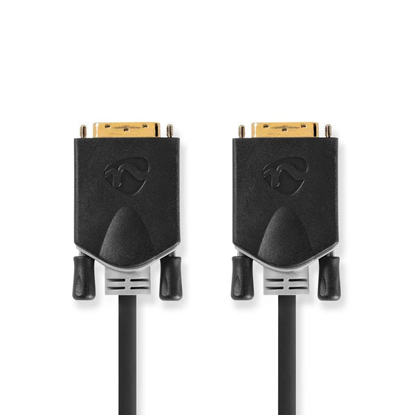 Nedis CCBW32000AT30 Dvi-kabel Dvi-d 24+1-pins Male Dvi-d 24+1-pins Male 2560x1600 Verguld 3.00 M Pv