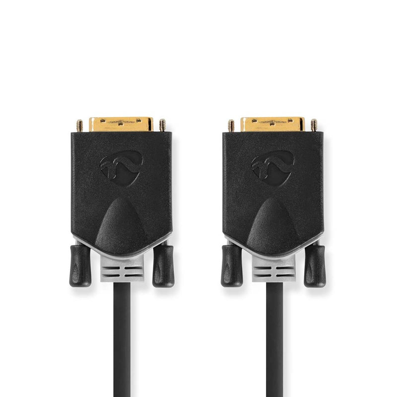 Nedis CCBW32000AT30 Dvi-kabel Dvi-d 24+1-pins Male Dvi-d 24+1-pins Male 2560x1600 Verguld 3.00 M Pv