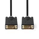 Nedis CCBW32000AT30 Dvi-kabel Dvi-d 24+1-pins Male Dvi-d 24+1-pins Male 2560x1600 Verguld 3.00 M Pv
