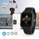 Nedis BTSW002BK Smart Watch Lcd-scherm Ip68 Maximale Gebruiksduur: 7200 Min Android&trade; / Ios Zw