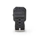 Nedis BTSW002BK Smart Watch Lcd-scherm Ip68 Maximale Gebruiksduur: 7200 Min Android&trade; / Ios Zw