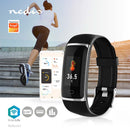 Nedis BTSW001BK Smart Watch Lcd-scherm Ip67 Maximale Gebruiksduur: 7200 Min Android&trade; / Ios Zw