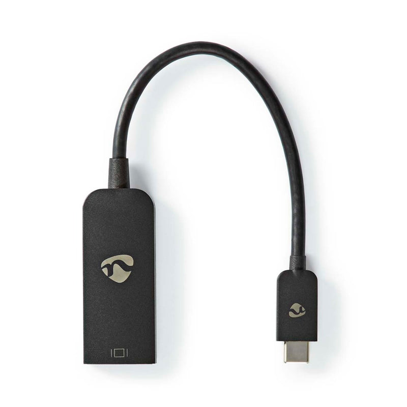 Nedis CCGB64353BK02 Usb-adapter Usb 3.2 Gen 1 Usb-c&trade; Male Displayport Female 0.20 M Rond Vern