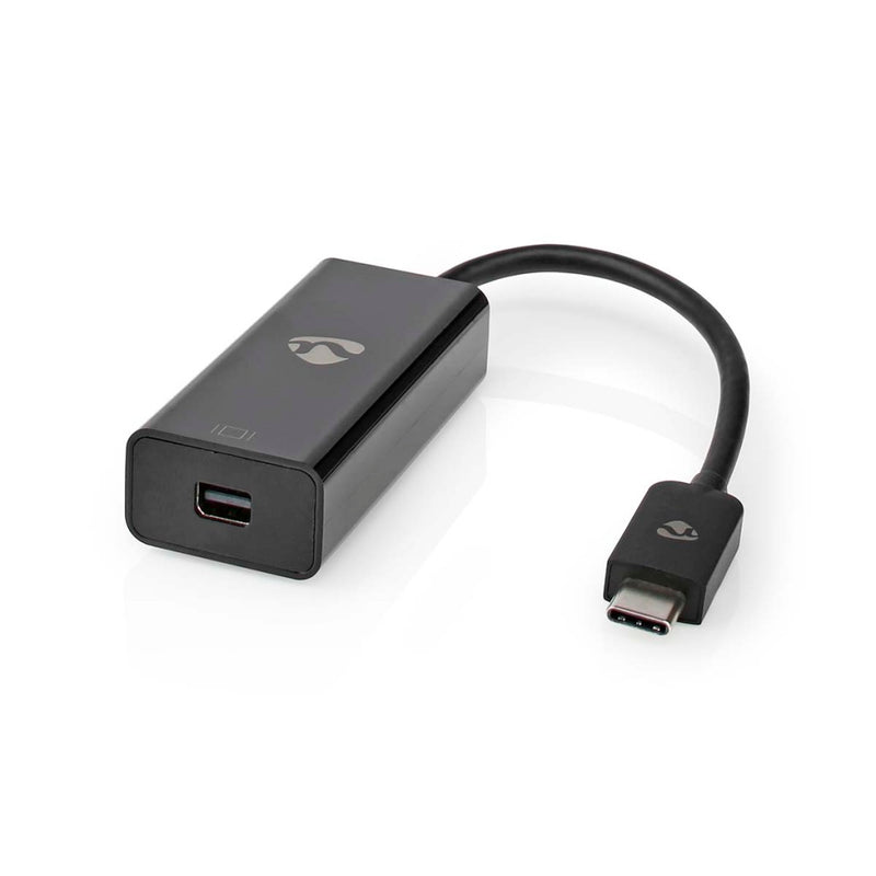Nedis CCGB64453BK02 Usb-adapter Usb 3.2 Gen 1 Usb-c&trade; Male Mini Displayport Female 0.20 M Rond