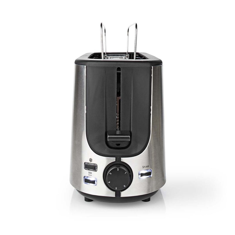 Nedis KABT310EAL Broodrooster RVS/Zwart