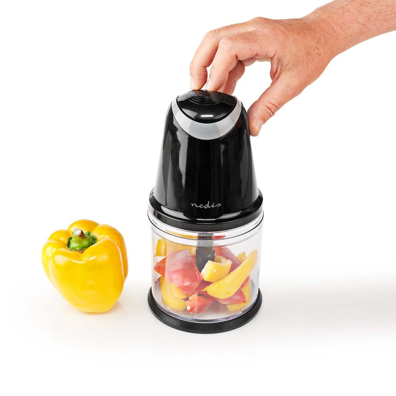 Nedis KAMC200CBK Hakmolen 260 W 0.5 L Kunststof 2-snelheid Zwart