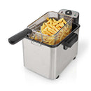 Nedis KADF401FSR Friteuse 4L 2200W RVS/Zwart