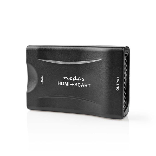 Nedis VCON3461BK Hdmi&trade;-converter Hdmi&trade; Input Scart Female 1-weg 1080p 1.2 Gbps Abs Zwar