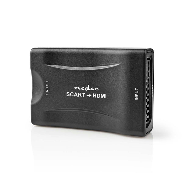 Nedis VCON3463BK Hdmi&trade;-converter Scart Female Hdmi&trade; Output 1-weg 1080p 1.2 Gbps Abs Zwa