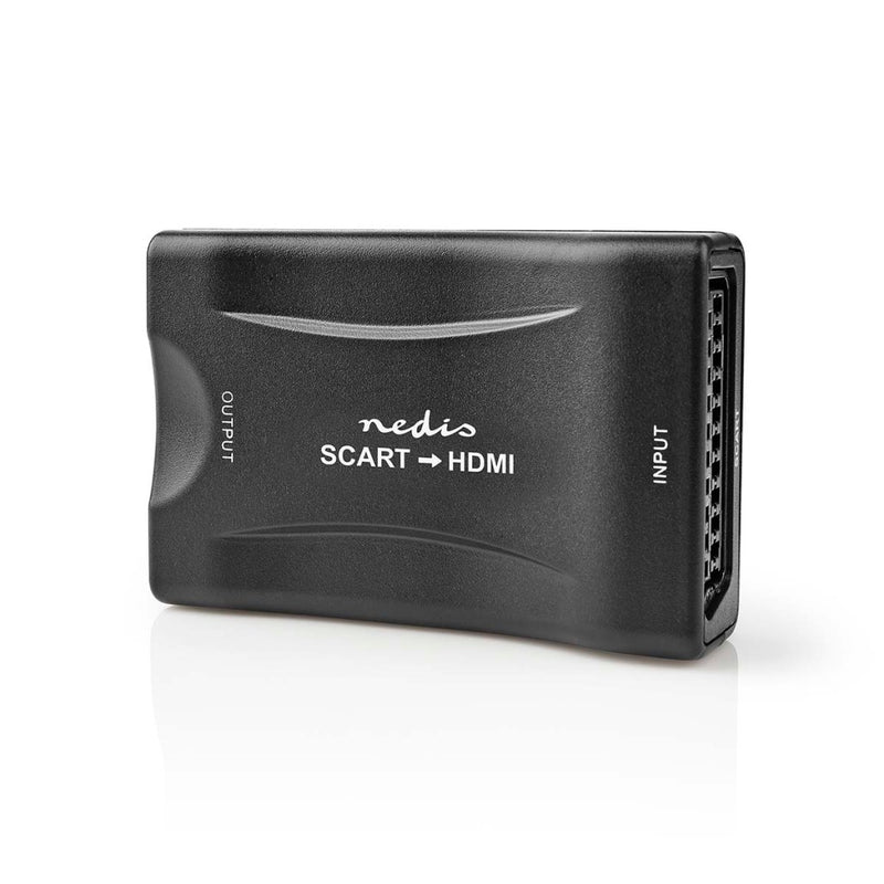 Nedis VCON3463BK Hdmi&trade;-converter Scart Female Hdmi&trade; Output 1-weg 1080p 1.2 Gbps Abs Zwa