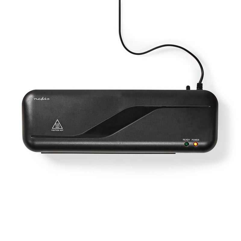 Nedis LAMI112BK4 Lamineerapparaat Warm A4 230 Mm/min Automatische Uitschakeling Netvoeding Zwart