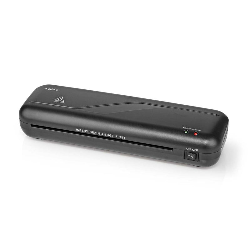 Nedis LAMI112BK4 Lamineerapparaat Warm A4 230 Mm/min Automatische Uitschakeling Netvoeding Zwart
