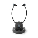 Nedis HPRF021BK Draadloze Tv-koptelefoon Rf In-ear Maximale Batterijduur: 7 Hrs 25 M Digitale Audio