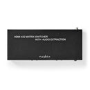 Nedis VMAT3482AT Hdmi&trade; Matrix-switch 2 X 4 Poort(en) 4x Hdmi&trade; Input 1x Optisch S/pdif /