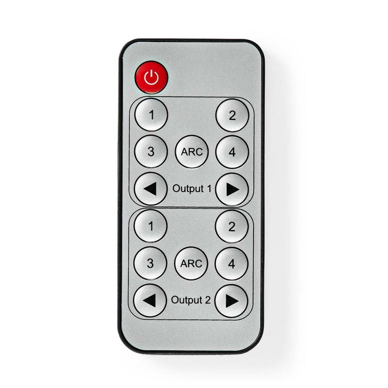 Nedis VMAT3482AT Hdmi&trade; Matrix-switch 2 X 4 Poort(en) 4x Hdmi&trade; Input 1x Optisch S/pdif /