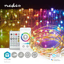 Nedis WIFILX51RGB Smartlife Gekleurde Led-strip Wi-fi Meerkleurig 5000 Mm Ip44 400 Lm Android&trade