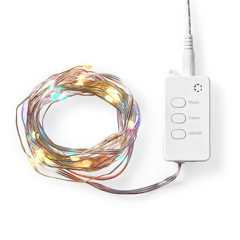 Nedis WIFILX51RGB Smartlife Gekleurde Led-strip Wi-fi Meerkleurig 5000 Mm Ip44 400 Lm Android&trade
