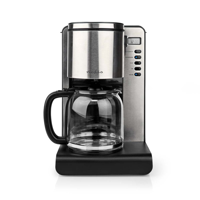 Nedis KACM280EAL Koffiezetapparaat Aluminium/Zwart