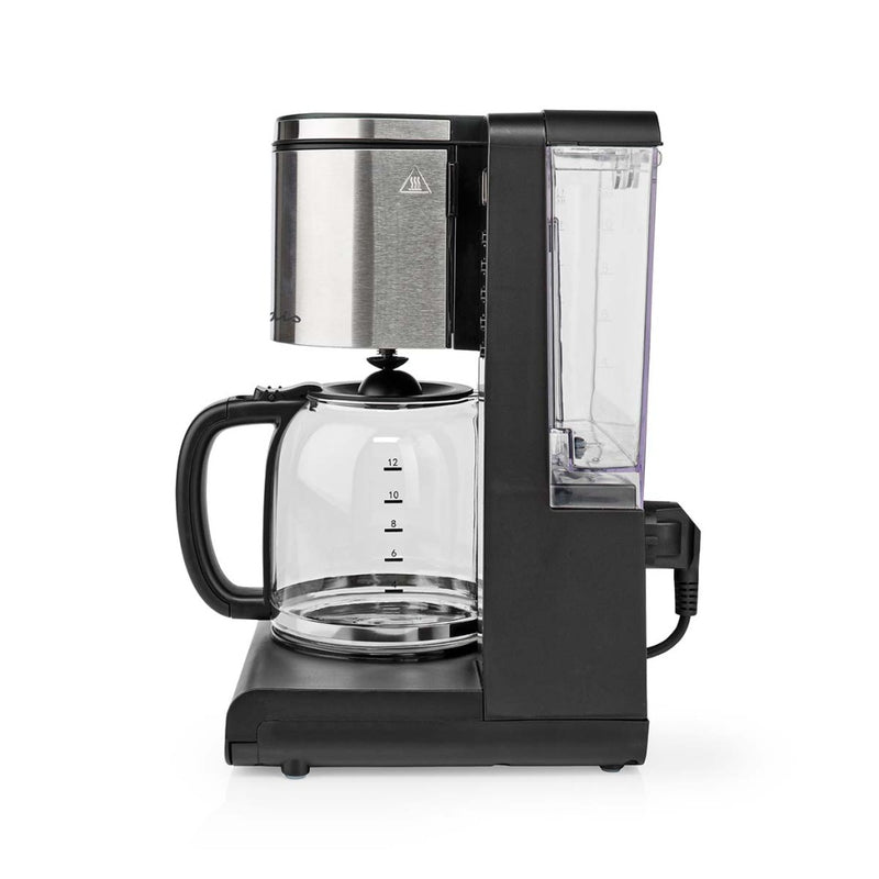Nedis KACM280EAL Koffiezetapparaat Aluminium/Zwart