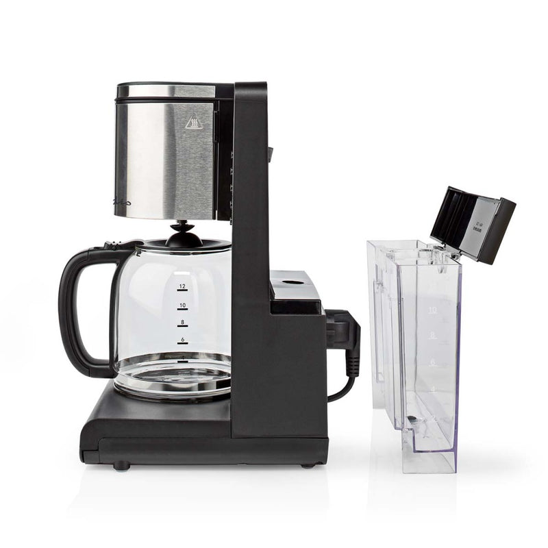 Nedis KACM280EAL Koffiezetapparaat Aluminium/Zwart