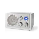 Nedis RDFM5110WT FM Radio Tafelmodel Wit/Zilver