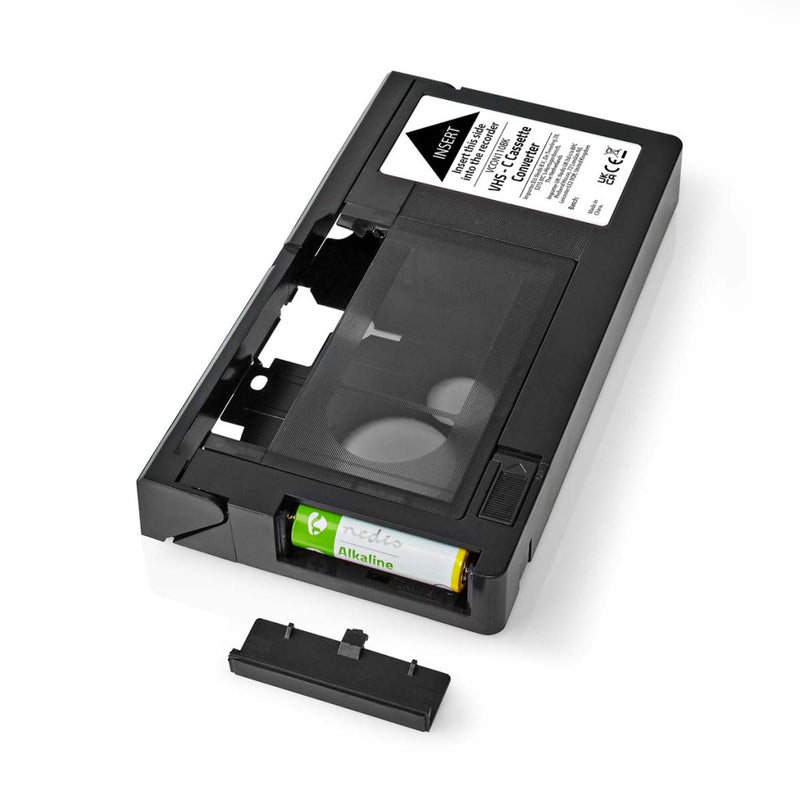 Nedis VCON110BK Vhs-converter Conversie: Vhs-c Naar Vhs Plug And Play Zwart