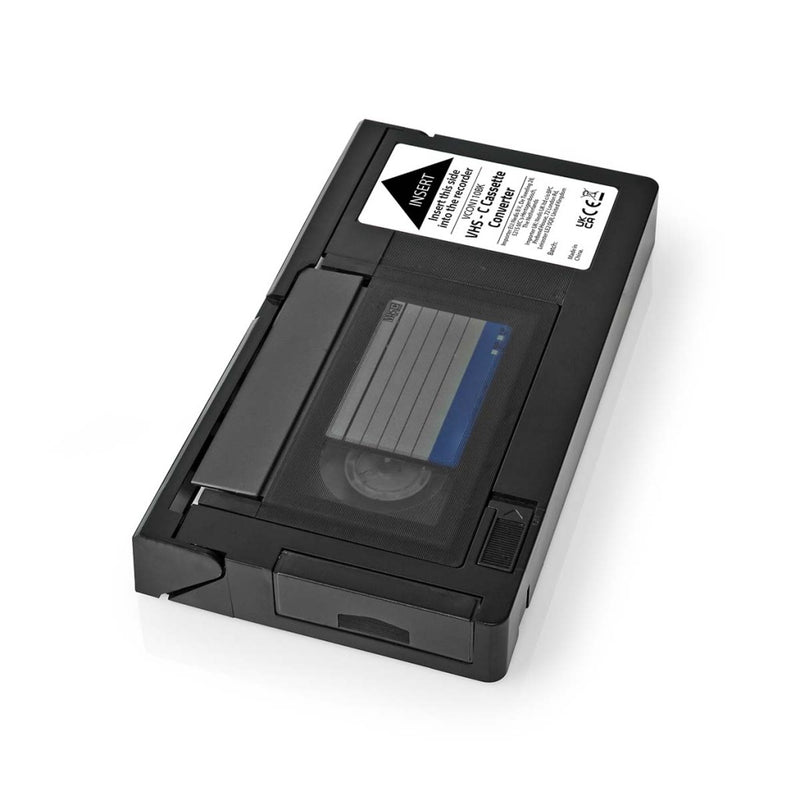 Nedis VCON110BK Vhs-converter Conversie: Vhs-c Naar Vhs Plug And Play Zwart