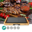 Nedis FCBG100FBK43 Teppanyaki Tafelgrill Bakoppervlak (l X B): 43 X 23 Cm Aantal Personen: 6 Person